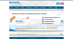 Desktop Screenshot of biocrates.com